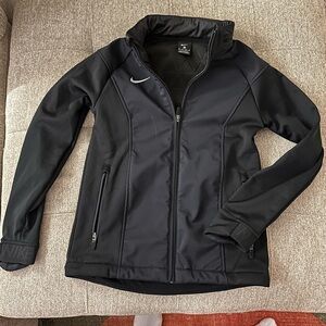 Fleece lined Nike running jacket
